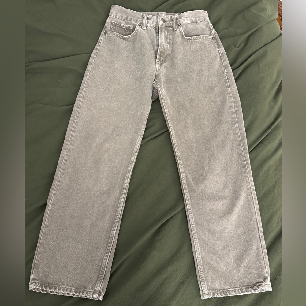 Zara Women's Gray Straight Jeans
